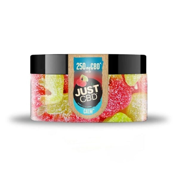 JUST CBD CALM GUMMIES 250MG - SUGAR FREE SOUR CHERRY