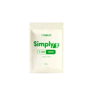 SIMPLY7 7-OH EXTRA STRENGTH TABLETS - 18MG 1CT POUCH LEMON MINT BOX OF 20