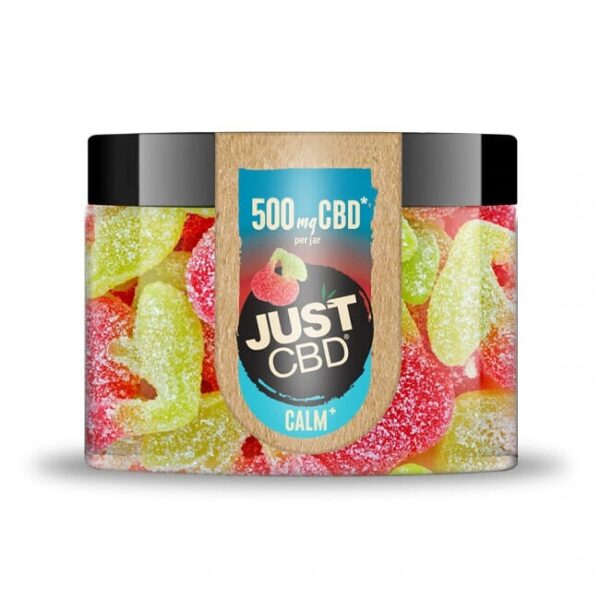 JUST CBD CALM GUMMIES 500MG - SUGAR FREE SOUR CHERRY