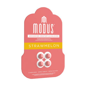 MODUS ADVANCED KRATOM ALKALOIDS PSEUDOINDOXYL TABS BOX OF 10 - 20MG 4CT STRAWMELON
