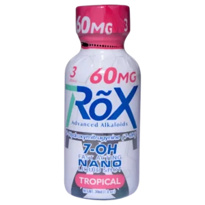 7ROX ADVANCED ALKALOIDS 7-HYDROXYMITRAGYNINE SHOTS 30ML 60MG - TROPICAL BOX OF 12