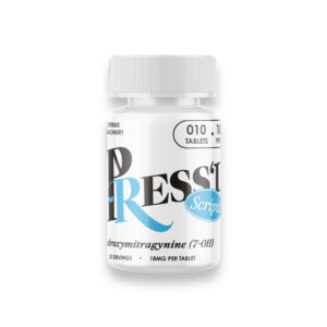 PRESS'D SCRIPTS 7-HYDROXYMITRAGYNINE TABLETS BLUE - 18MG 10CT BOTTLE