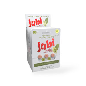JUBI ADVANCED KRATOM 7-HYDROXYMITRAGYNINE TABLET 18MG 3CT - CHERRY BOX OF 10