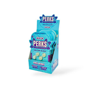 DOZO PERKS 7-HYDROXYMITRAGYNINE TABLETS MELLOW BLEND 50MG 4CT - CHILL BERRY BOX OF 10