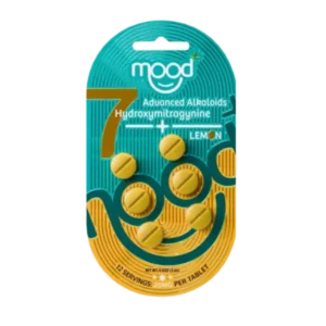 MOOD+ ADVANCED ALKALOIDS 7-HYDROXYMITRAGYNINE TABLETS - 20MG 6CT LEMON BOX OF 12