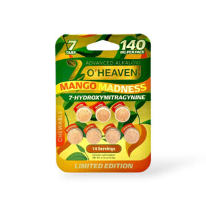 7 O'HEAVEN ADVANCED ALKALOID 7-HYDROXYMITRAGYNINE TABLETS 20MG 7CT - MANGO MADNESS BOX OF 12