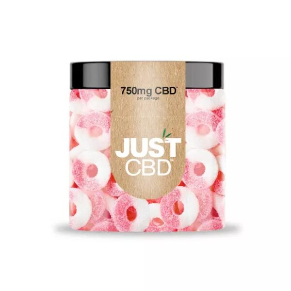 JUST CBD GUMMIES 750MG - WATERMELON RINGS