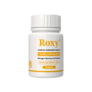 ROXY COMPLEX ALKALOID 7-HYDROXYMITRAGYNINE TABLETS 20MG 10CT BOTTLE - TROPICAL