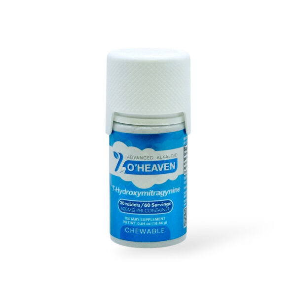 7 O'HEAVEN ADVANCED ALKALOID 7-HYDROXYMITRAGYNINE TABLETS 20MG 30CT BOTTLE - ORIGINAL