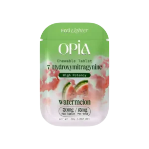 OPIA 7-HYDROXYMITRAGYNINE CHEWABLE TABLETS 30MG 1CT - WATERMELON BOX OF 30
