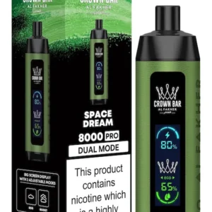 AL FAKHER CROWN BAR PRO 8000 BOX OF 5 - SPACE DREAM