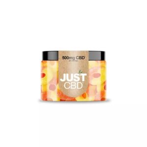 JUST CBD GUMMIES 500MG - PEACH RINGS
