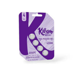 KREAM OHMZ 7OH+PSEUDO+MIT BLEND TABLETS 100MG 4CT - GRAPE BOX OF 10
