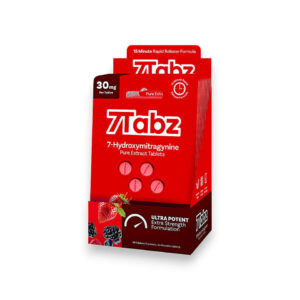 7TABZ 7-HYDROXYMITRAGYNINE KRATOM EXTRACT TABLETS 30MG 4CT - BERRY BOX OF 10