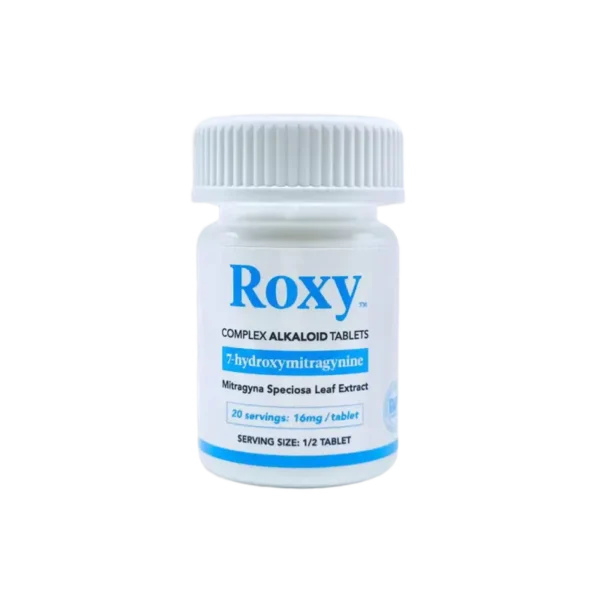 ROXY COMPLEX ALKALOID 7-HYDROXYMITRAGYNINE TABLETS 16MG 10CT BOTTLE - UNFLAVORED