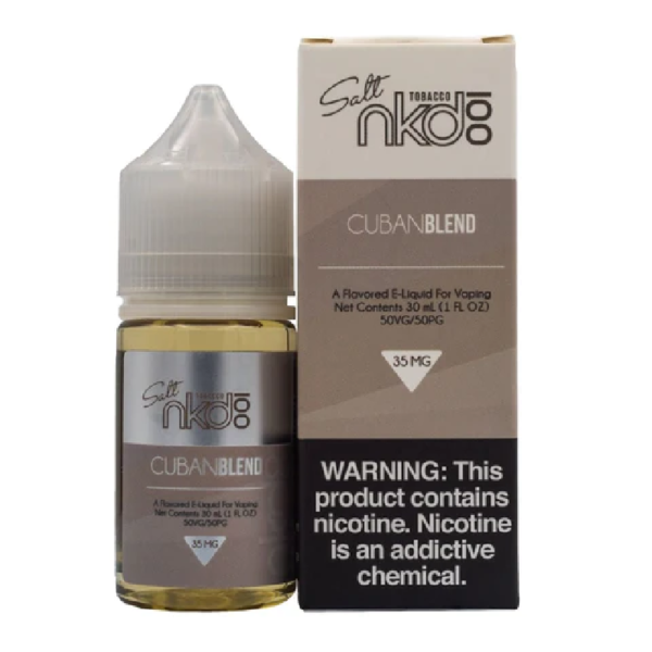NKD SALT NIC 30ML 35MG - CUBAN BLEND