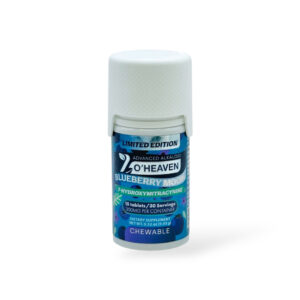 7 O'HEAVEN ADVANCED ALKALOID 7-HYDROXYMITRAGYNINE TABLETS 20MG 15CT BOTTLE - BLUEBERRY MOON