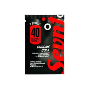 SEVN 7-HYDROXY PURE EXTRACT TABLETS 40MG 1CT - CHROME COLA BOX OF 30