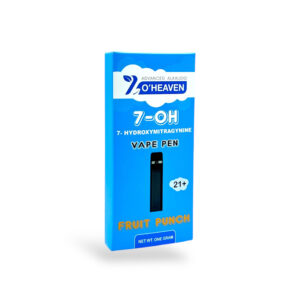 7 O'HEAVEN ADVANCED ALKALOID 7-HYDROXYMITRAGYNINE VAPE PEN 1000MG - FRUIT PUNCH