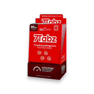 7TABZ 7-HYDROXYMITRAGYNINE KRATOM EXTRACT TABLETS 30MG 4CT - UNFLAVORED BOX OF 10