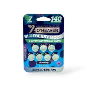 7 O'HEAVEN ADVANCED ALKALOID 7-HYDROXYMITRAGYNINE TABLETS 20MG 7CT - BLUEBERRY MOON BOX OF 12