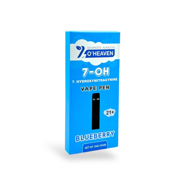 7 O'HEAVEN ADVANCED ALKALOID 7-HYDROXYMITRAGYNINE VAPE PEN 1000MG - BLUEBERRY