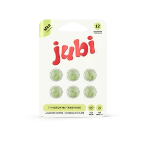 JUBI ADVANCED KRATOM 7-HYDROXYMITRAGYNINE TABLETS 30MG 6CT - MINT BOX OF 10