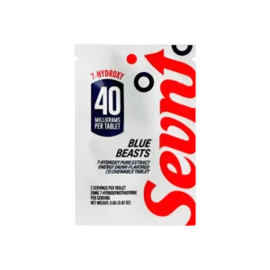 SEVN 7-HYDROXY PURE EXTRACT TABLETS 40MG 1CT - BLUE BEASTS (ENERGY DRINK) BOX OF 30