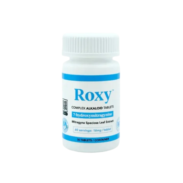 ROXY COMPLEX ALKALOID 7-HYDROXYMITRAGYNINE TABLETS 16MG 30CT BOTTLE - UNFLAVORED