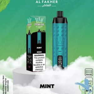 AL FAKHER CROWN BAR PRO 8000 BOX OF 5 - MINT