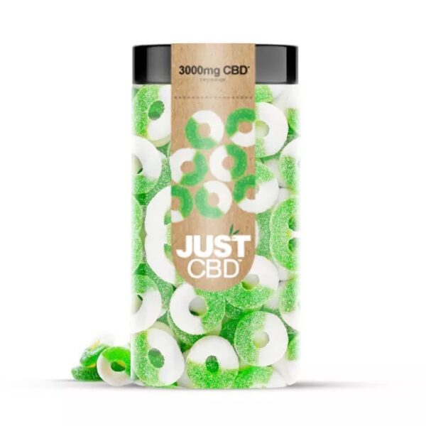 JUST CBD GUMMIES 3000MG - APPLE RINGS