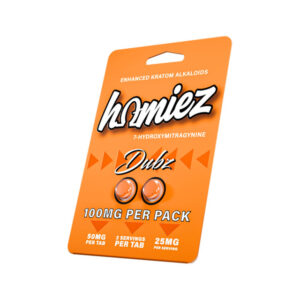 HOMIEZ 7-HYDROXYMITRAGYNINE TABLETS 50MG 2CT - UNFLAVORED BOX OF 20