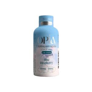 OPIA 7-HYDROXYMITRAGYNINE LIQUID SHOT 60MG 30ML - BLUE RASPBERRY BOX OF 12