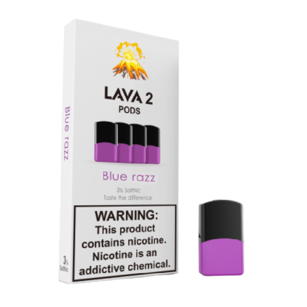 LAVA 2 PODS BOX OF 5 - BLUE RAZZ