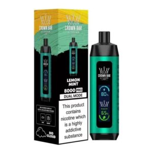 AL FAKHER CROWN BAR PRO 8000 BOX OF 5 - LEMON MINT