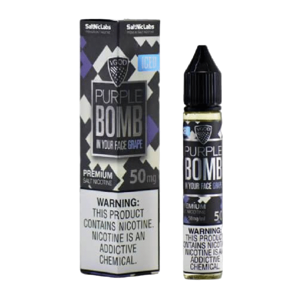 VGOD SALT NIC 30ML 50MG - ICED PURPLE BOMB