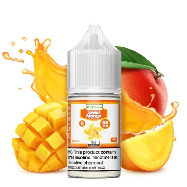 POD JUICE CLASSIC SALT NIC 30ML 55MG - JEWEL MANGO