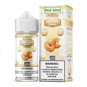 POD JUICE 100ML 0MG - GLAZED DONUT