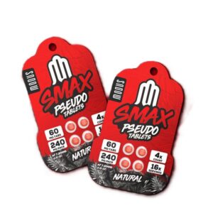 MODUS SMAX PSEUDO TABLETS BOX OF 10 - 60MG 4CT NATURAL