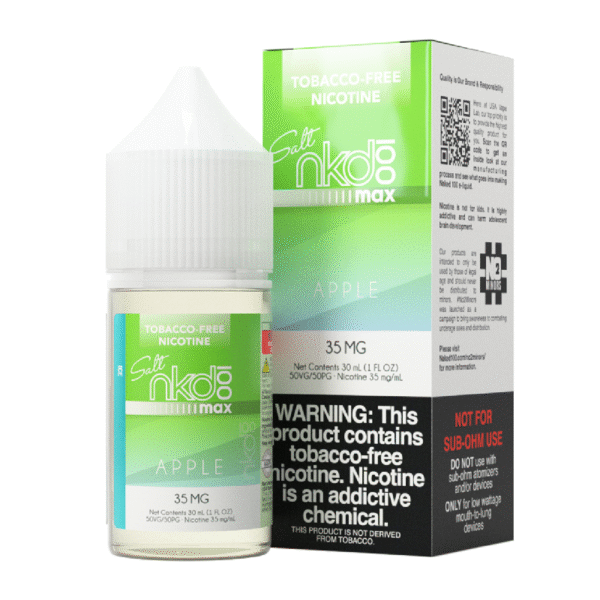 SALT NKD 100 MAX 30ML 35MG - APPLE