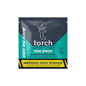 TORCH NITRO BLEND XXL 700MG GUMMIES BOX OF 30 - RAINBOW SNOW CONE