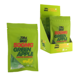 FULL SEND CANNA GUMMIES 500MG BOX OF 5 - GREEN APPLE
