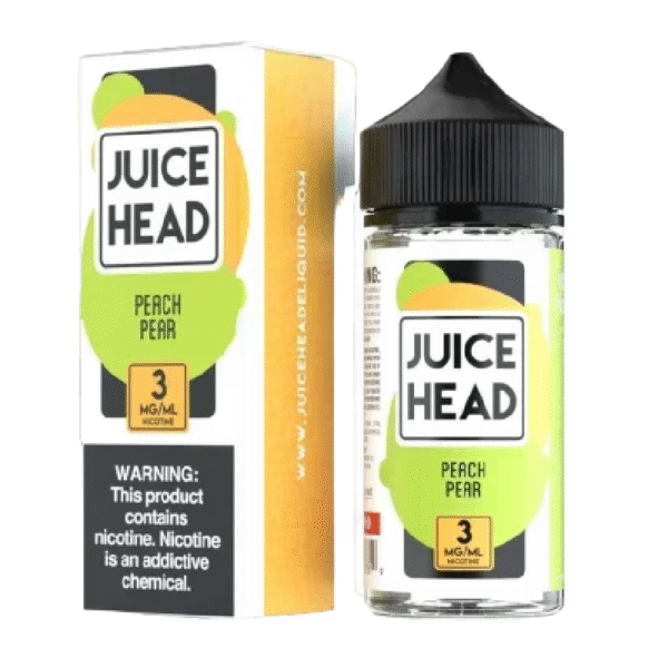 JUICE HEAD 100ML 6MG - PEACH PEAR