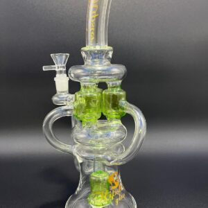 HIPSTER BEAKER ST005 14'' DALLIANCE RECYCLER W/ TRIPLE CONNECTORS - ASSORTED