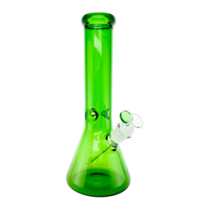 ALPHA GLASS BEAKER 12'' ALPHA GLASS BEAKER 7 ARMS STRAIGHT GLASS - SLIME GREEN