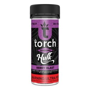 TORCH HULK GUMMIES 15000MG - BOX OF 6 - BERRY BLAST