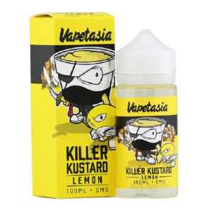 VAPETASIA 100ML 0MG - KILLER KUSTARD LEMON