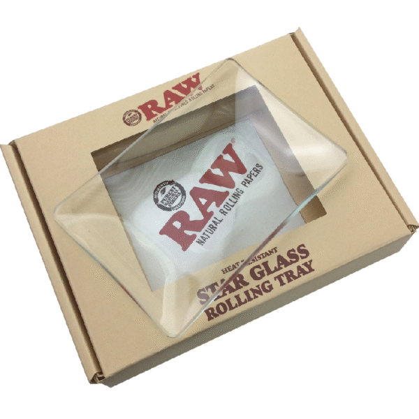 RAW TRAY - HEAT RESISTANCE STAR GLASS