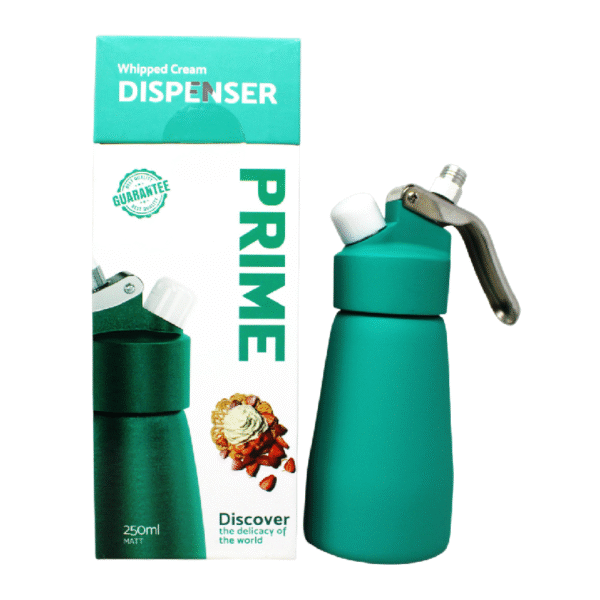 PRIME WHIP CREAM DISPENSER WHIPPED 250ML - MATT GREEN