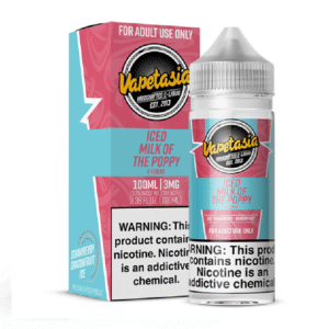 VAPETASIA 100ML 3MG - ICED MILK OF THE POPPY